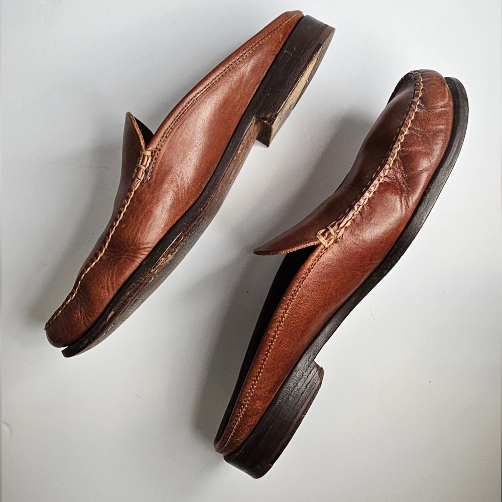 Cole Haan Vintage Country Womens Size 10.5 Backless Slip on Loafers Shoes - Picture 6 of 15